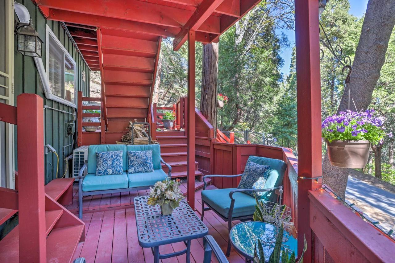 Boho Crestline Cabin, 1 Mile To Lake Gregory! Exterior foto